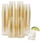 100 Pack 2 oz Gold Glitter Shot Glasses, Disposable Plastic Cups for Birthday Party, Wedding